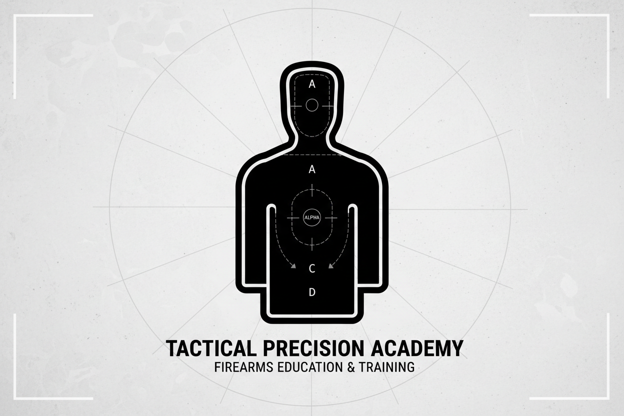 Silhouette shooting target - JML Firearms Education July CCW Class
